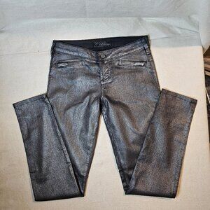 Guess Women's 1981 Metallic Skinny Low Rise Jeans - Size 25